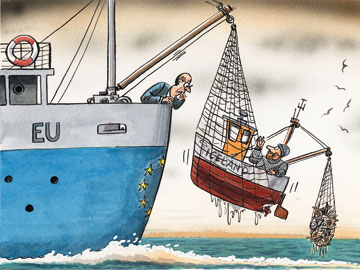 Illustration: Peter Schrank (The Economist)